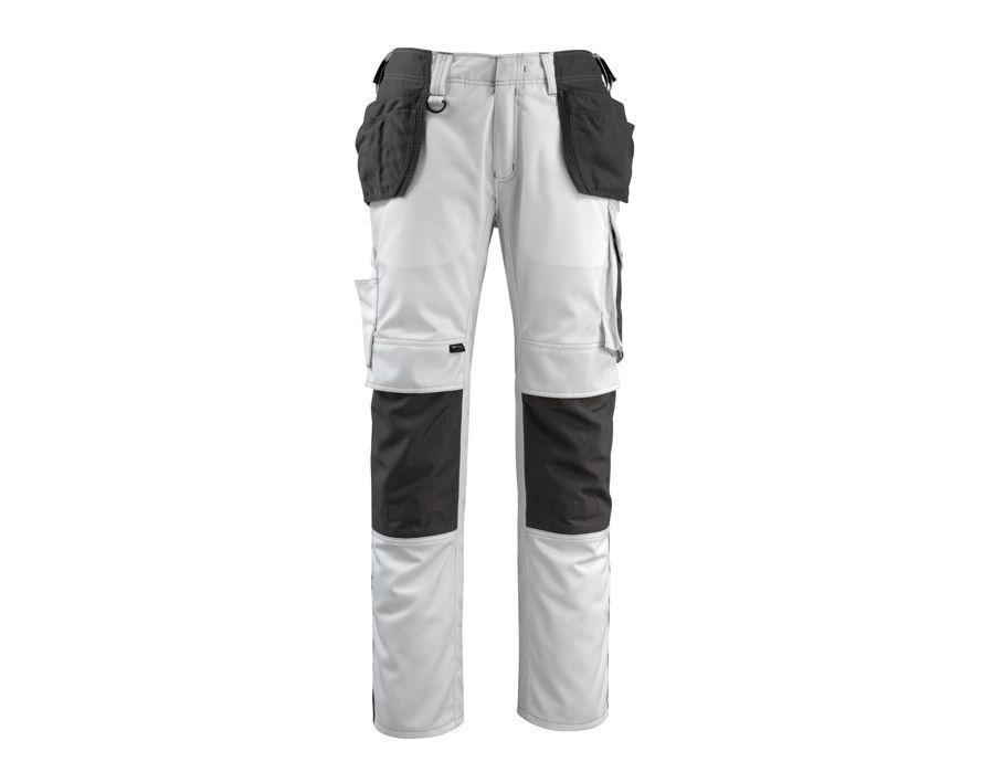 Hose mit Hängetaschen UNIQUE weiss/dunkelanthrazit