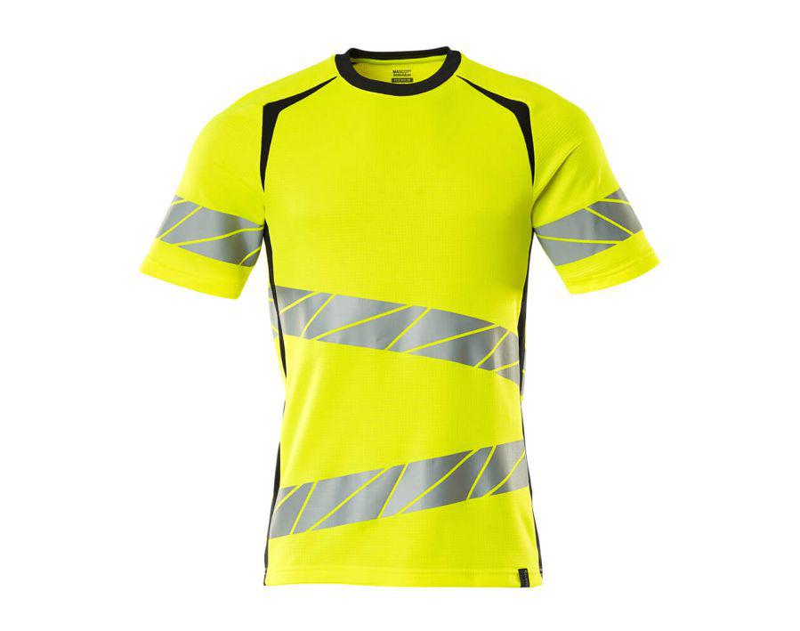 T-Shirt ACCELERATE SAFE hi-vis gelb/schwarzblau