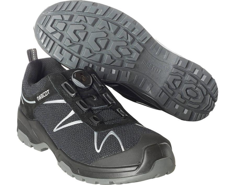 Sicherheitshalbschuh FOOTWEAR FLEX schwarz/silber