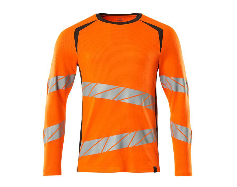 T-Shirt, Langarm ACCELERATE SAFE hi-vis orange/dunkelanthrazit