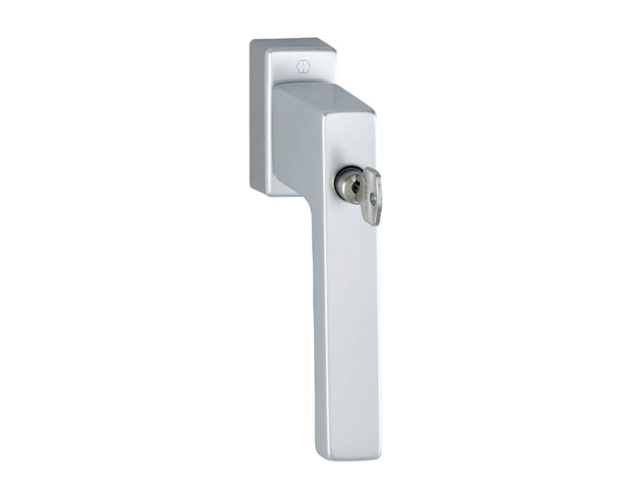 Aluminium-Dreh-/Kipp-Fenstergriff mit SecuDuplex®, abschließbar Serie Toulon - 0737SVS/U947