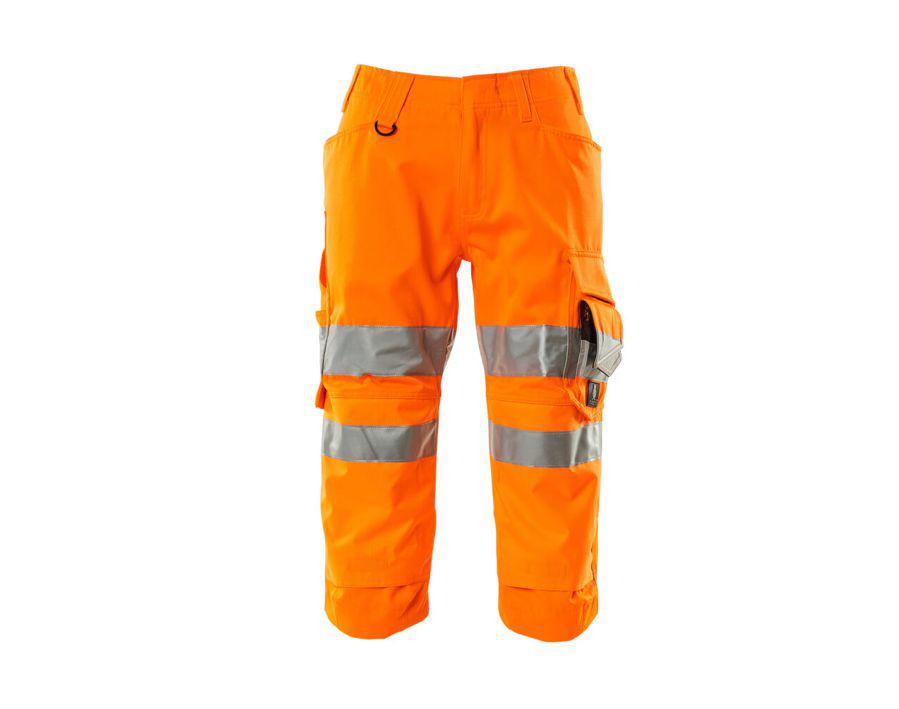 Dreiviertel-Hose mit Knietaschen SAFE SUPREME hi-vis orange