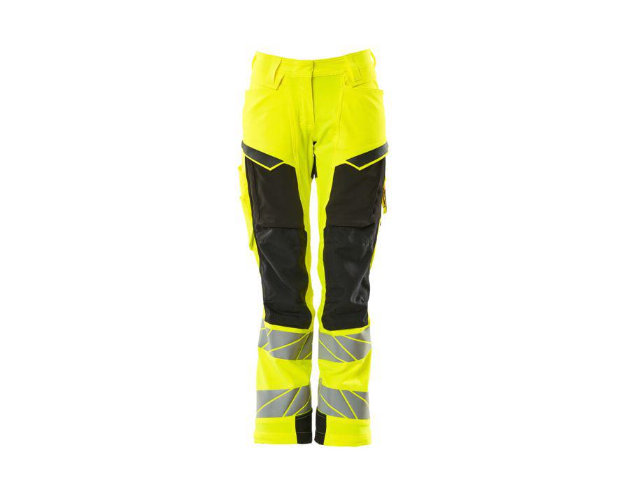 Hose mit Knietaschen ACCELERATE SAFE hi-vis gelb/schwarz
