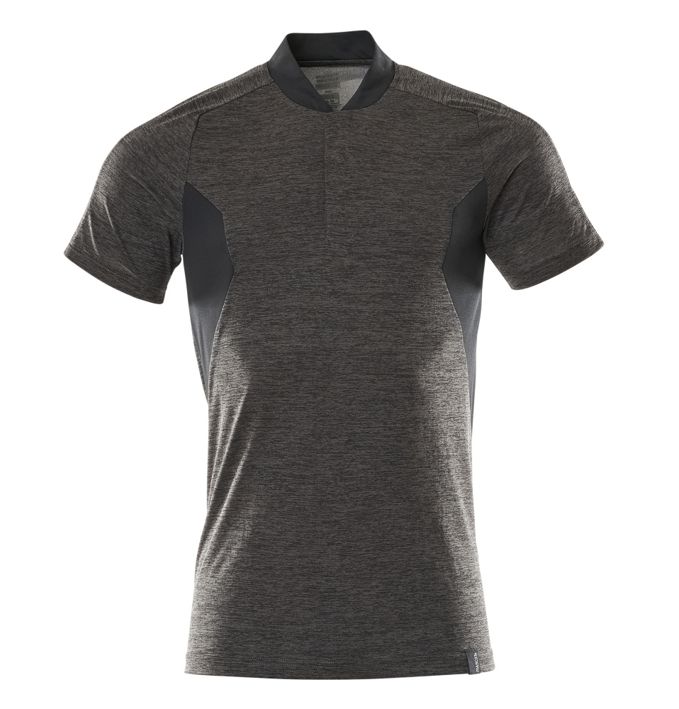 Polo-Shirt ACCELERATE dunkelanthrazit/schwarz