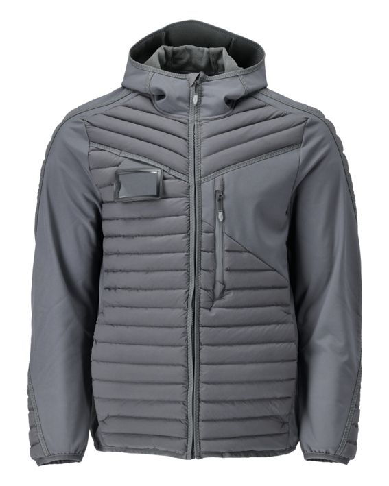 Jacke mit Kapuze CUSTOMIZED Anthrazitgrau