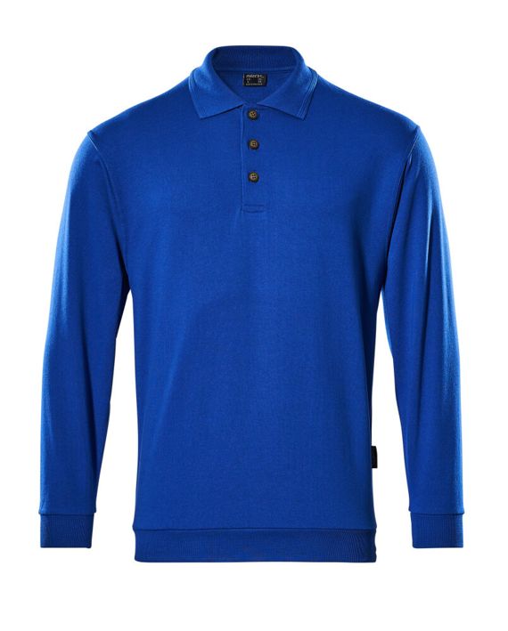 Polo-Sweatshirt CROSSOVER kornblau