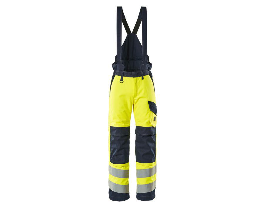 Winterhose MULTISAFE hi-vis gelb/schwarzblau