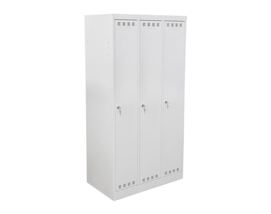 Garderobenschrank mit 3 Abteilen 