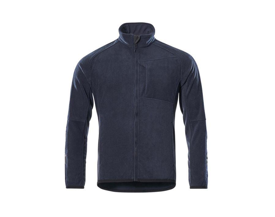 Fleecejacke UNIQUE schwarzblau