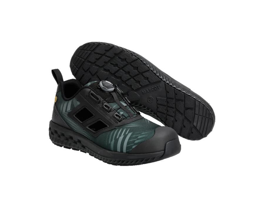 Sicherheitssandale FOOTWEAR CUSTOMIZED waldgrün/schwartz