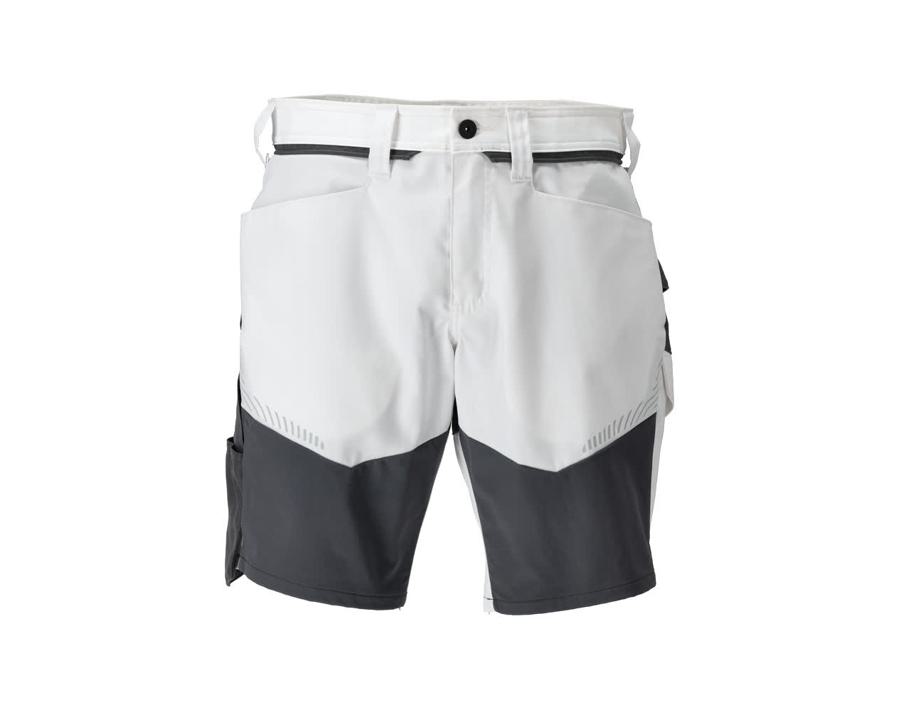 Shorts CUSTOMIZED weiss/Anthrazitgrau