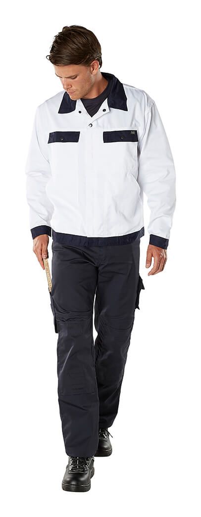 Hose mit Knietaschen WORKWEAR weiss
