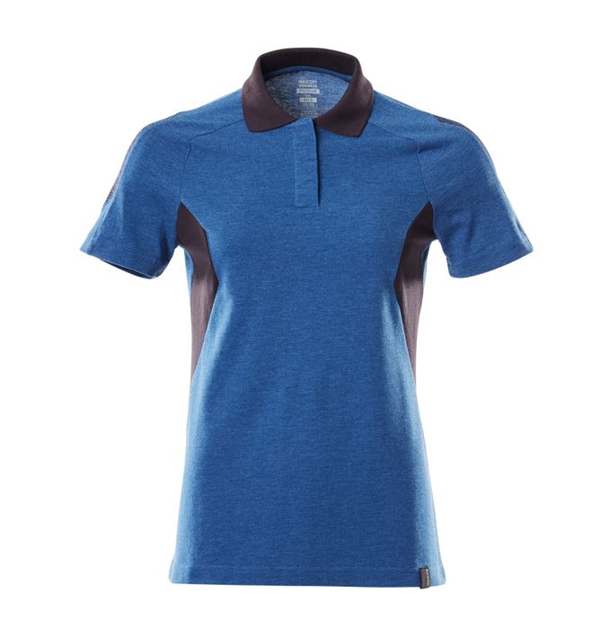 Polo-Shirt ACCELERATE azurblau/schwarzblau