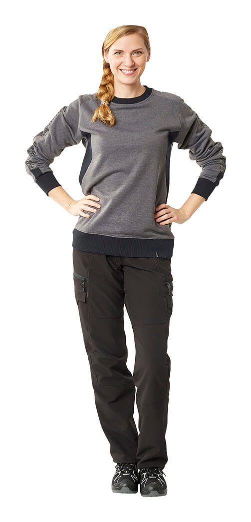 Sweatshirt ACCELERATE schwarzblau/azurblau