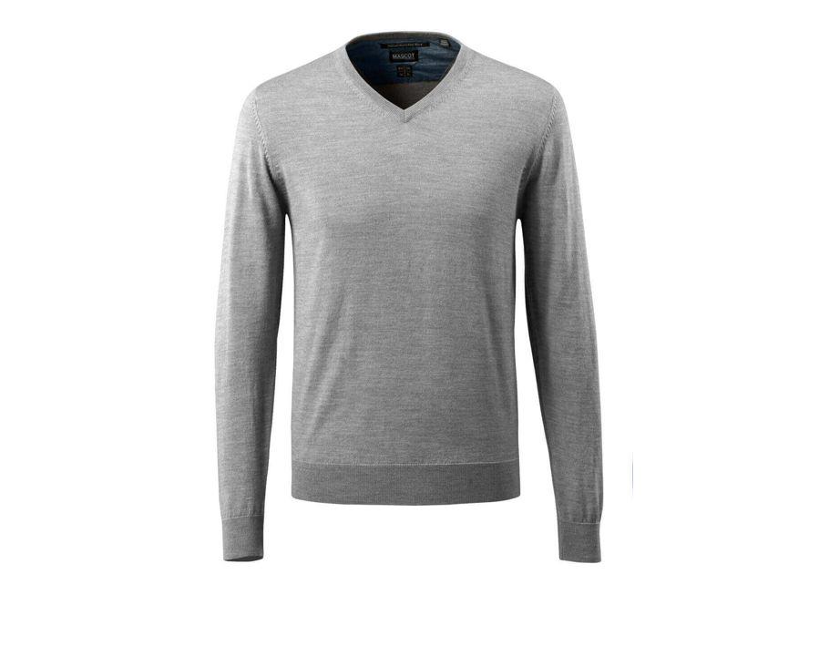 Strickpullover FRONTLINE grau-meliert