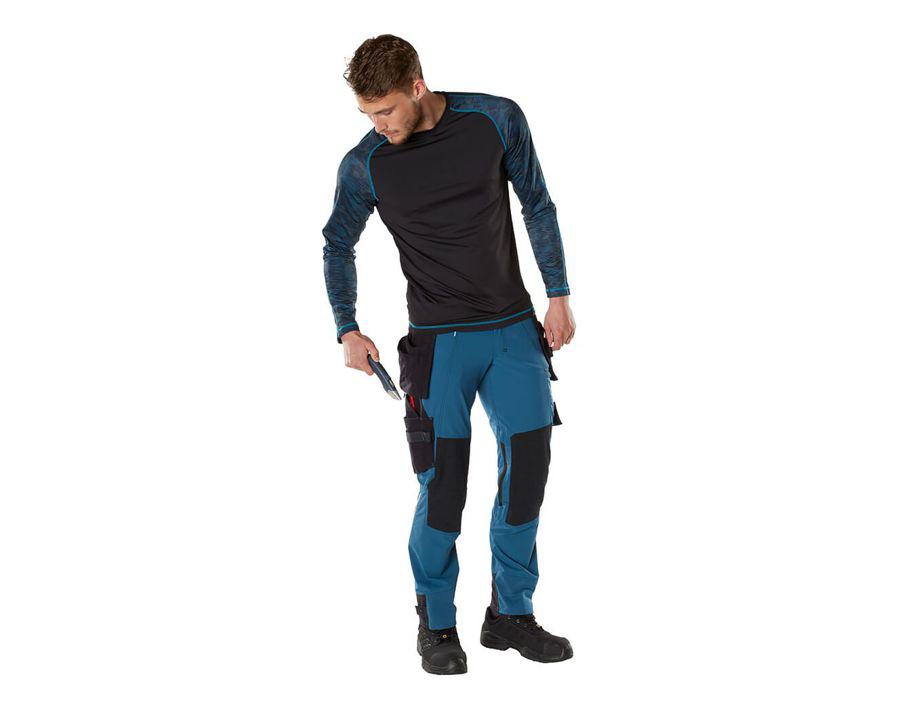 T-Shirt, Langarm ADVANCED schwarz