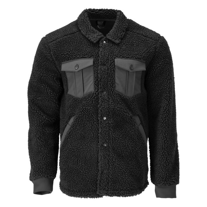 Faserpelz Hemd CUSTOMIZED schwarz