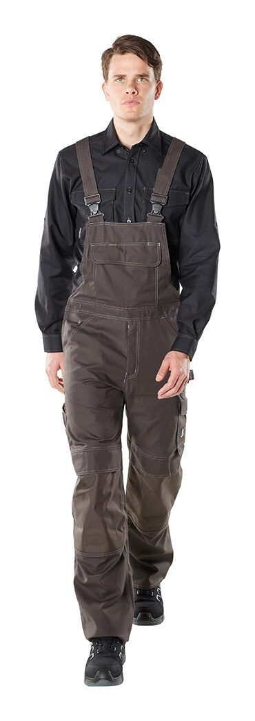Latzhose mit Knietaschen INDUSTRY schwarz