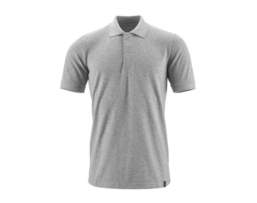 Polo-Shirt CROSSOVER grau-meliert