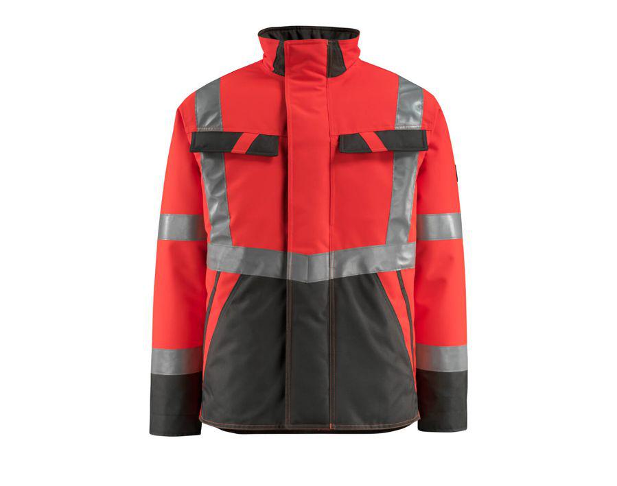 Winterjacke SAFE LIGHT hi-vis rot/dunkelanthrazit