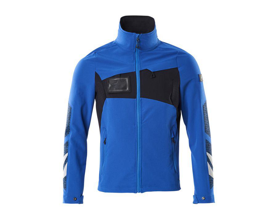 Jacke ACCELERATE azurblau/schwarzblau
