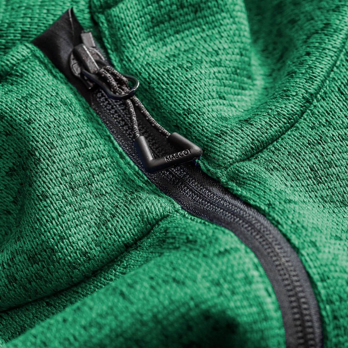 Strickpullover mit Reißverschluss ACCELERATE schwarz
