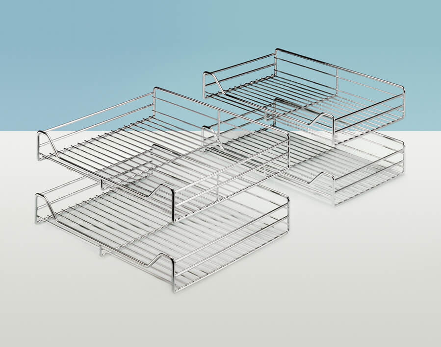 Set Einhängekörbe für Eckschrank-Drehauszug Moving Corner