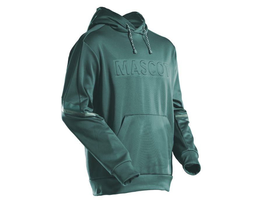 Fleece Kapuzensweatshirt CUSTOMIZED waldgrün