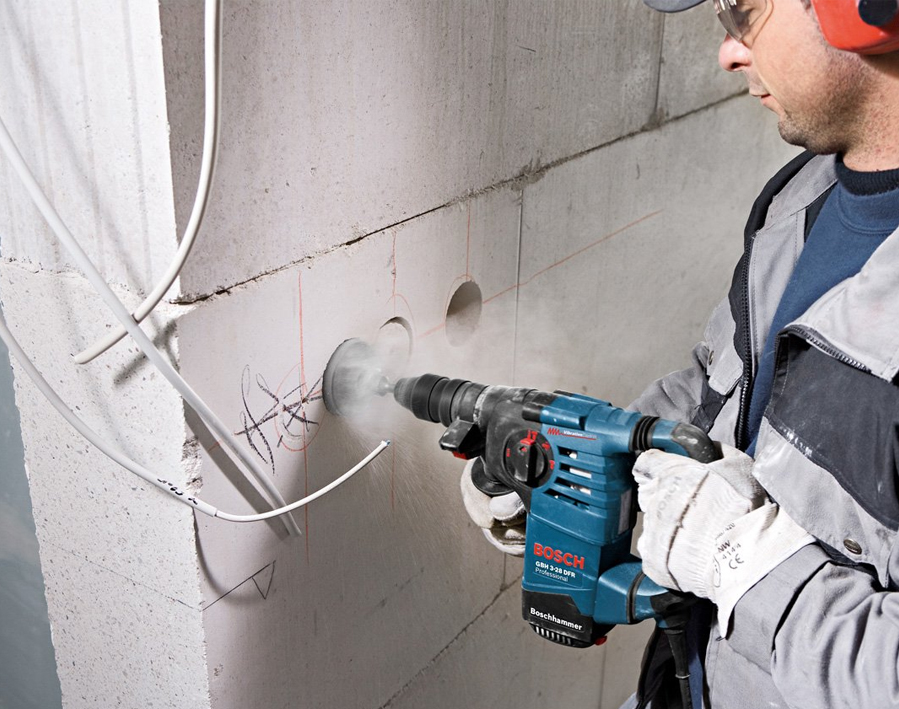 Martello Perforatore Bosch GBH 3-28 DFR 800W - Professionale Con Mandrino SDS Plus - Foto 4