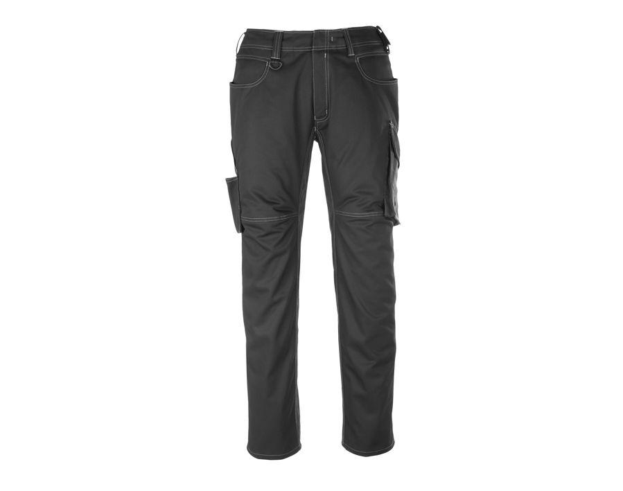Hose mit Schenkeltaschen UNIQUE schwarz/dunkelanthrazit