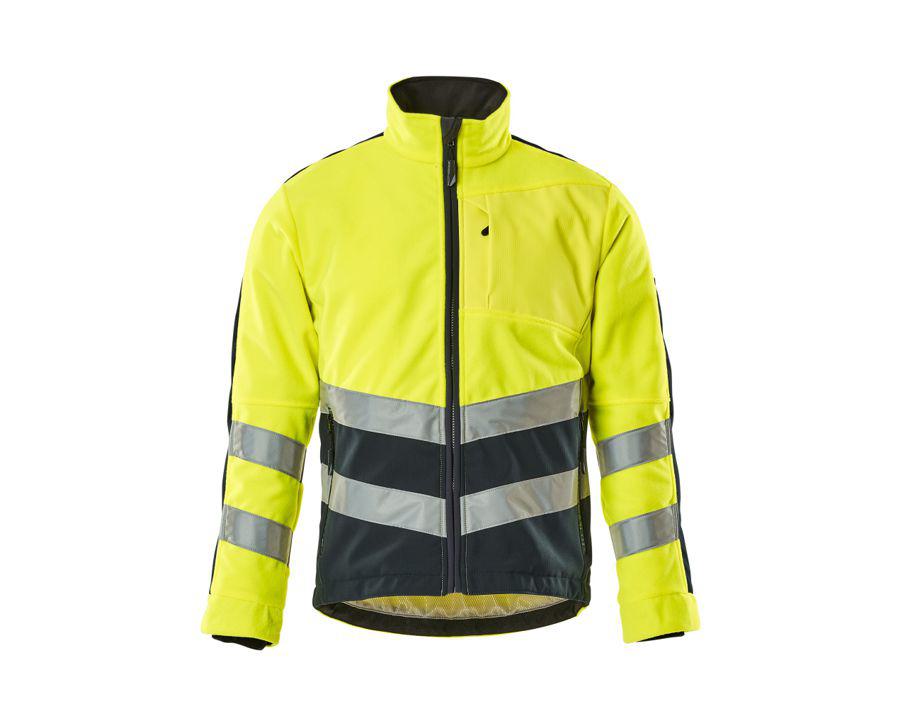 Fleecejacke SAFE SUPREME hi-vis gelb/schwarzblau