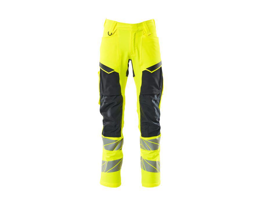 Hose mit Knietaschen ACCELERATE SAFE hi-vis gelb/schwarzblau