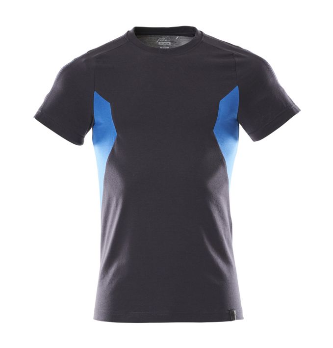 T-Shirt ACCELERATE schwarzblau/azurblau