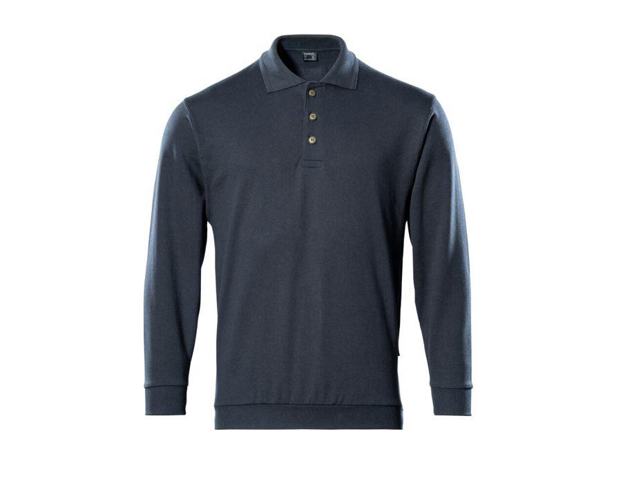 Polo-Sweatshirt CROSSOVER schwarzblau