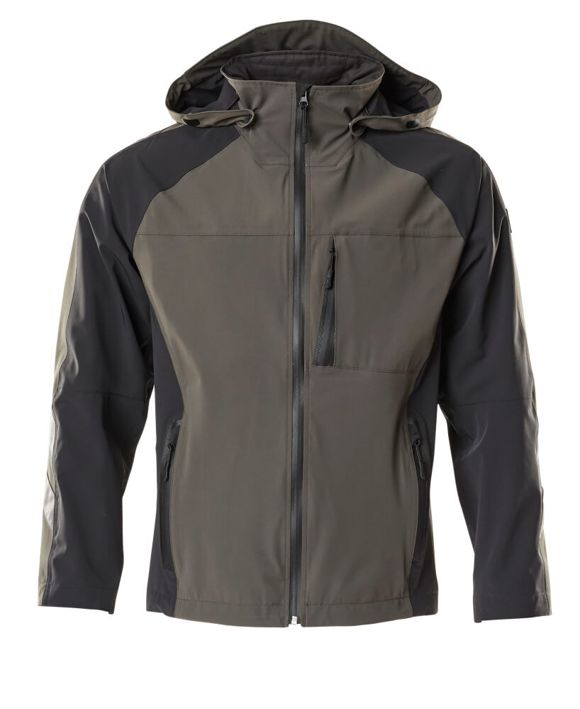 Hard Shell Jacke UNIQUE dunkelanthrazit/schwarz