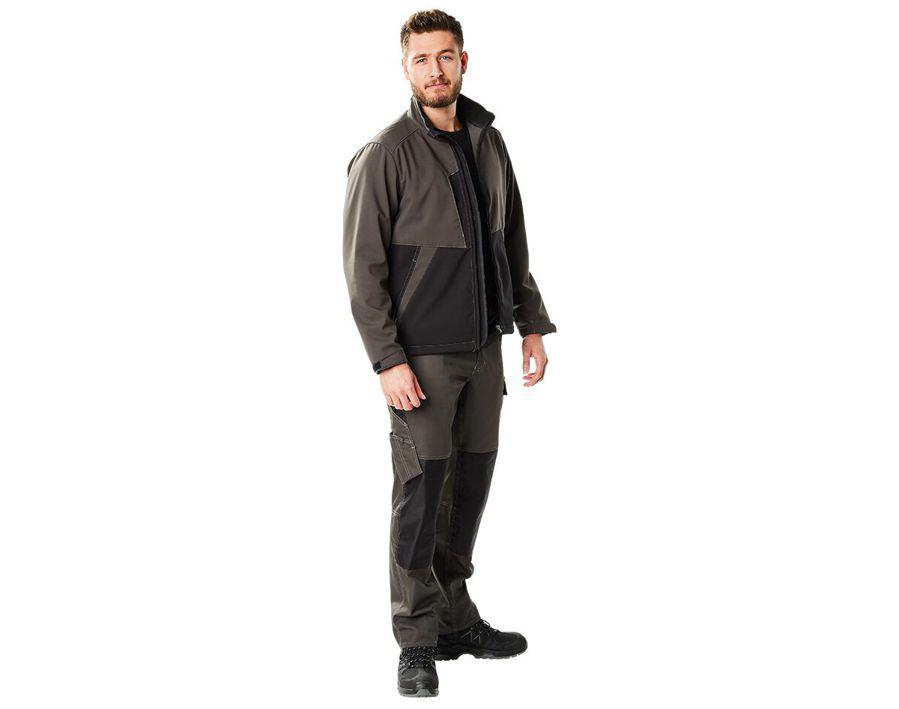 Hose mit Knietaschen LIGHT kornblau/schwarzblau