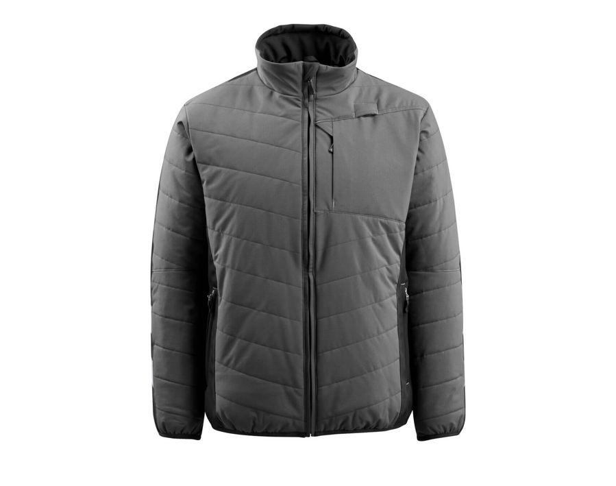 Thermojacke UNIQUE dunkelanthrazit/schwarz