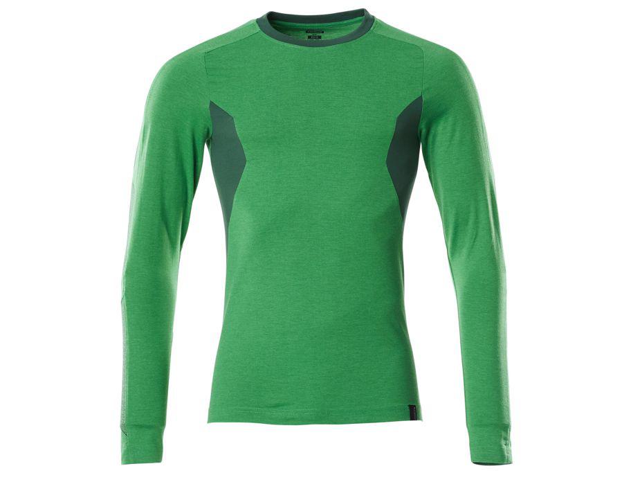 T-Shirt, Langarm ACCELERATE grasgrün/grün