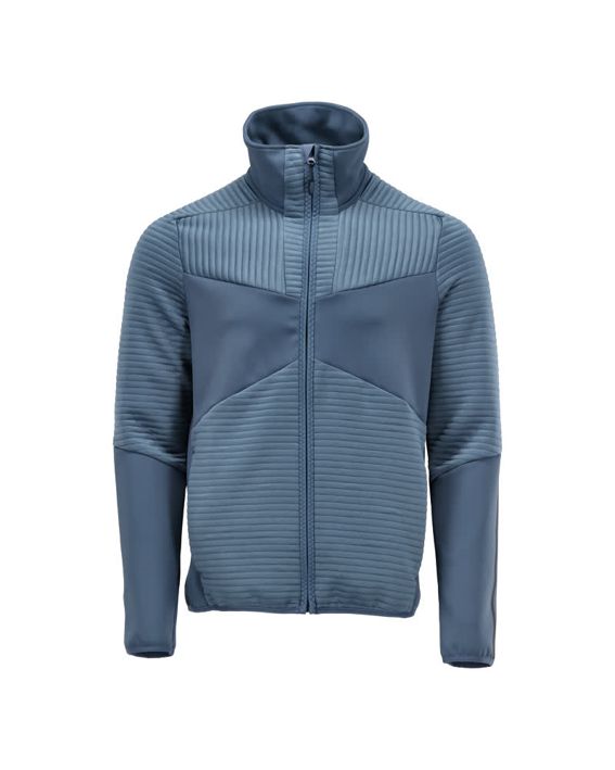 Fleecepullover mit Reißverschluss CUSTOMIZED steinblau