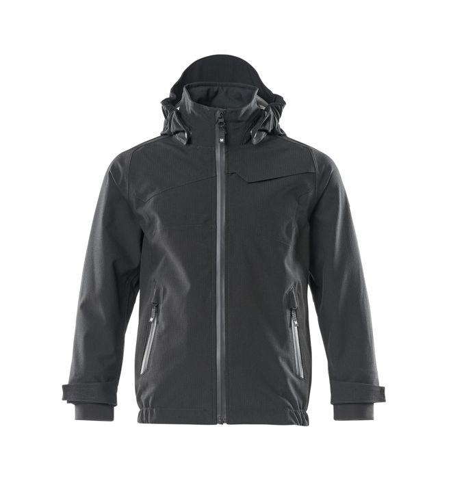 Hard Shell Jacke für Kinder ACCELERATE schwarz
