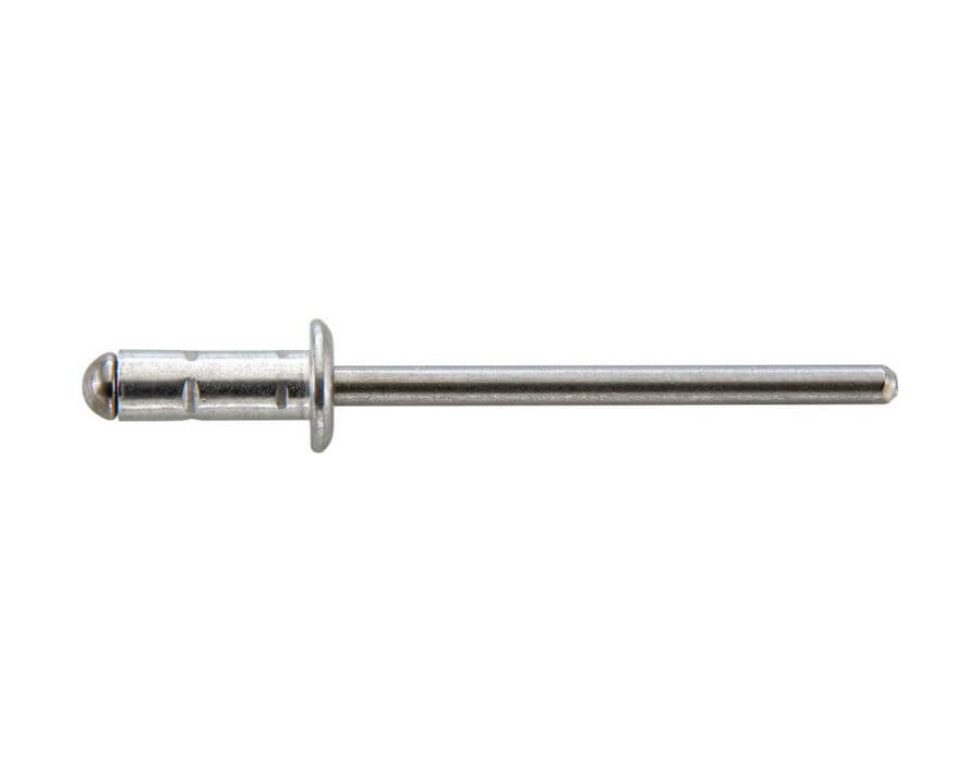 PolyGrip®-Mehrbereichs-Blindniet, Alu/Edelstahl, Flachrundkopf