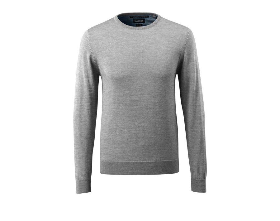 Strickpullover FRONTLINE grau-meliert