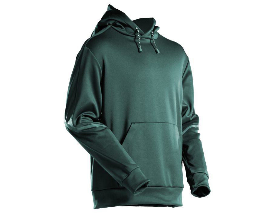 Fleece Kapuzensweatshirt CUSTOMIZED waldgrün