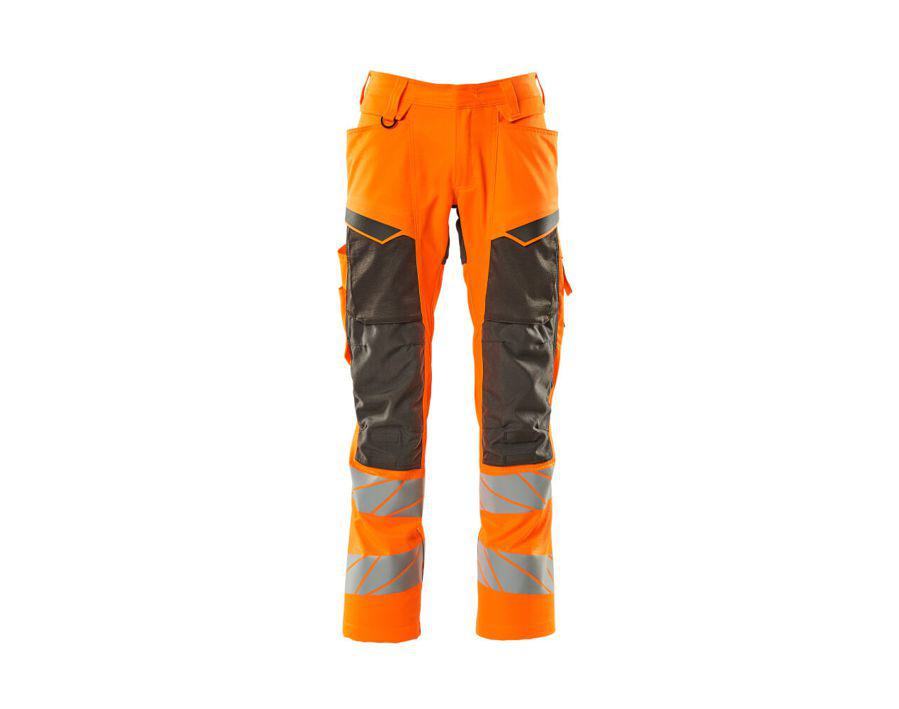 Hose mit Knietaschen ACCELERATE SAFE hi-vis orange/dunkelanthrazit