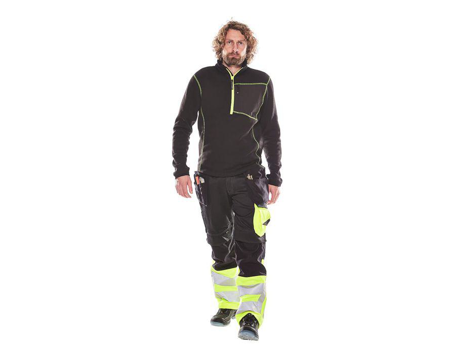 Hose mit Hängetaschen SAFE SUPREME schwarzblau/hi-vis gelb
