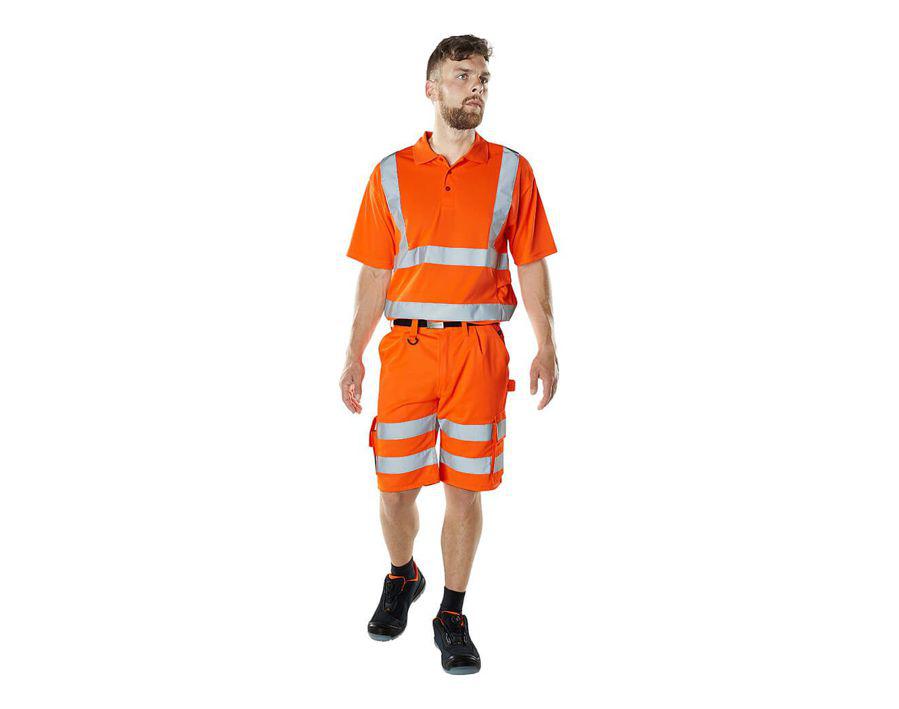 Polo-Shirt SAFE CLASSIC hi-vis orange