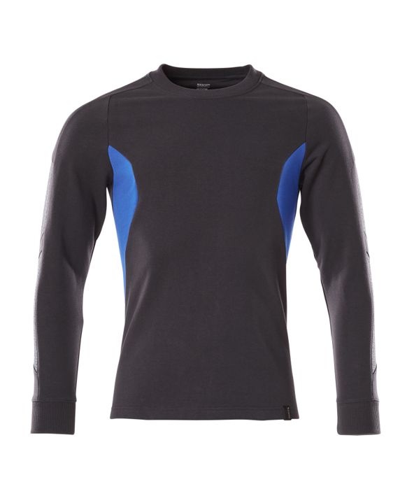 Sweatshirt ACCELERATE schwarzblau/azurblau