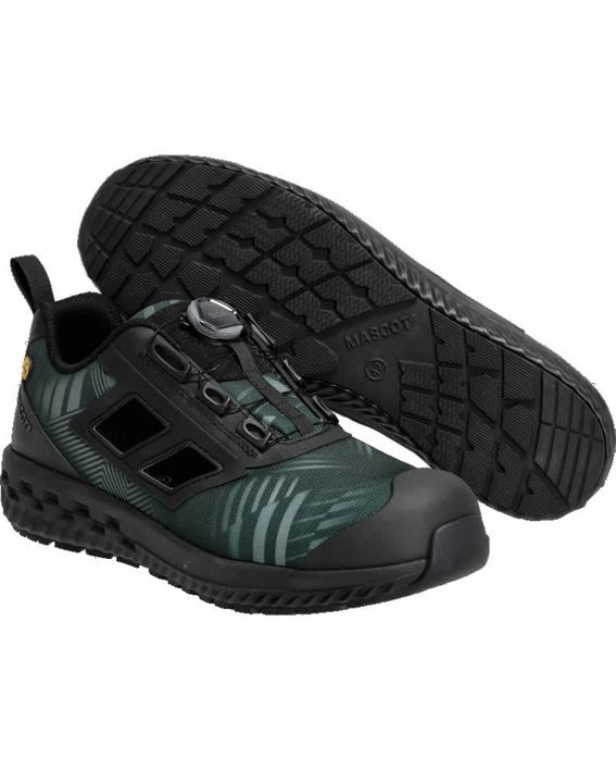 Sicherheitssandale FOOTWEAR CUSTOMIZED waldgrün/schwartz