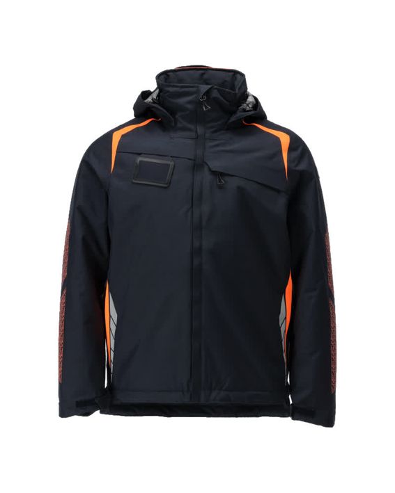 Winterjacke ACCELERATE SAFE schwarzblau/hi-vis orange