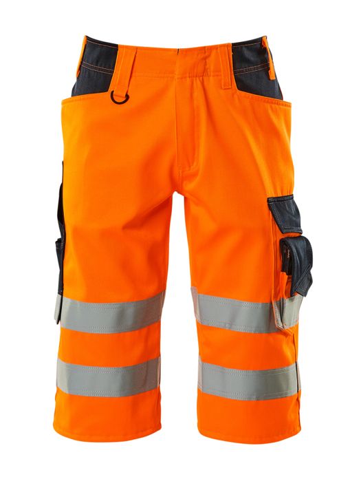 Shorts, lang SAFE SUPREME hi-vis orange/schwarzblau
